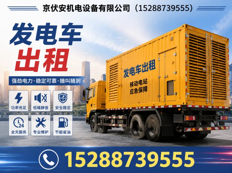 嘉兴静音发电车租赁展示图
